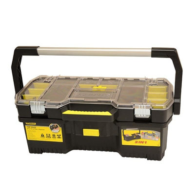 Stanley Hand Tools Toolbox With Tote Tray Organiser Multi Colour (60Cm (24In)) from B&Q