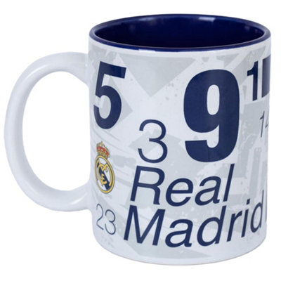 Real Madrid Cf Los Galacticos Galactic 315Ml Mug White/blue (One Size) from B&Q