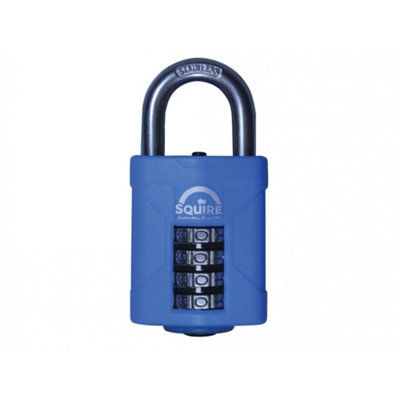 B&Q -  Rustproof Marine Combi Padlock Multi Colour (50mmBoxed)