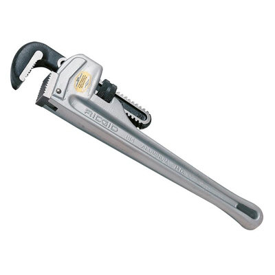 Ridgid Aluminium Straight Pipe Wrench Multi Colour (250Mm (10In))