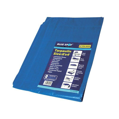B&Q -  Tarpaulin Multi Colour (Blue1.8 X 1.2M (6 X 4Ft))