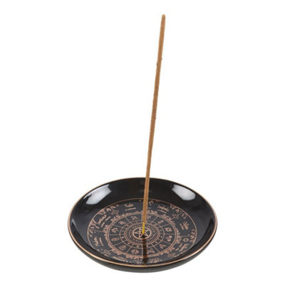 Something Different Unisex Black Wheel Of The Year Incense Holder In - Image 3
