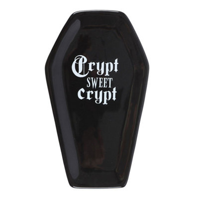 Something Different Crypt Sweet Crypt Coffin Trinket Tray - Black - Image 3