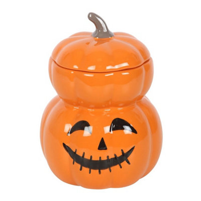  - Something Different Stacked Pumpkins Oil Burner Orange (One Size)
