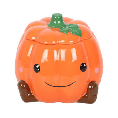  - Something Different Smiling Pumpkin Oil Burner Orange (One Size)