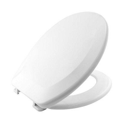 Bemis Ashford Thermoplastic Toilet Seat White One Colour (One Size) from B&Q