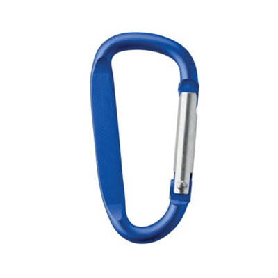 Midocean Gancho Clip-On Aluminium Carabiner Blue (One Size) from B&Q