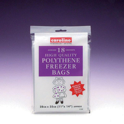 B&Q Caroline Freezer Bags X 14'' 18Pk 1122 One Colour (One ) Size 11 B&Q