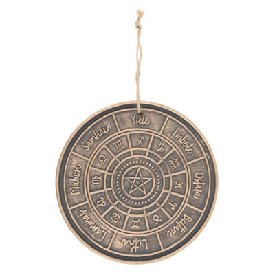 Something Different Terracotta Wheel Of The Year Plaque - Bronze - Image 3