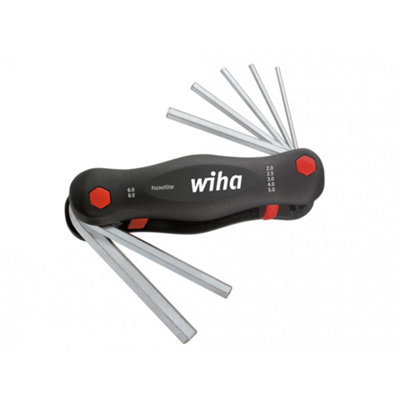 B&Q -  Pocketstar Hex Key Set7 Piece (2-8mm) Multi Colour (One Size)