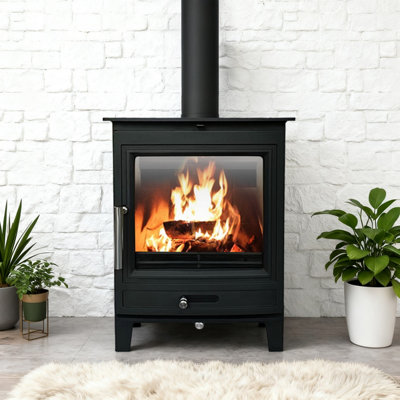 Sundaze 5Kw Multifuel Wood Burning Stove Defra Approved Eco Design from B&Q
