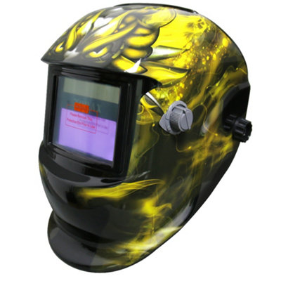 Zorax Auto Darkening Welding Helmet Mask Welders Grinding Solar Power Phoenix from B&Q