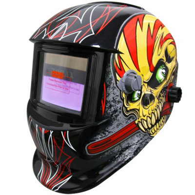 Zorax Auto Darkening Solar Welder Welding Helmet With Grinding Function  Hammer from B&Q