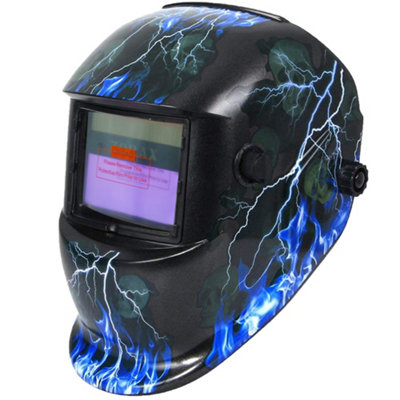 Zorax Solar Auto Darkening Welding Helmet Tig Mig Arc Grinding Welders Mask Lightening from B&Q