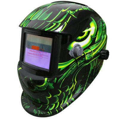 Zorax Solar Auto Darkening Welding Helmet Tig Mig Grinding Welders Mask Alien from B&Q