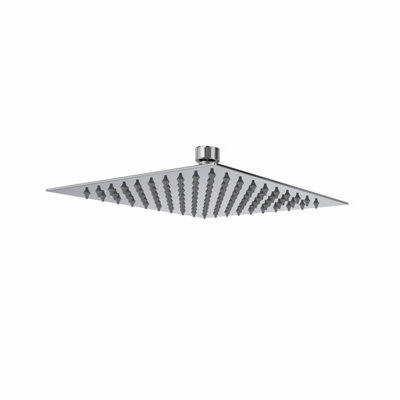 SunDaze Bathroom Square Overhead Fixed Shower Head Chrome 200mm from B&Q