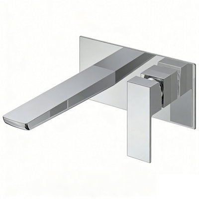 SunDaze Chrome Wall Mounted Mono Bath Filler Shower Mixer Tap from B&Q