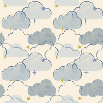 Arthouse Blue Every Cloud Wallpaper - Image 5