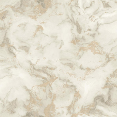 WPE® Wpe Bahia Marble Cream Neutral Abstract Swirl Wallpaper E101068Ah from B&Q