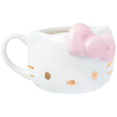 Hello Kitty Embossed Mug Pink (One Size) from B&Q