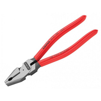 B&Q -  02 01 Series High Leverage Combination PliersPlastic Coated Grip Multi Colour (180mm)