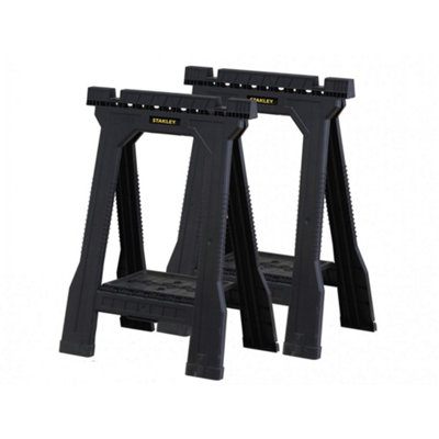 Stanley Hand Tools Junior Sawhorses (Twin Pack) Multi Colour (One Size) from B&Q