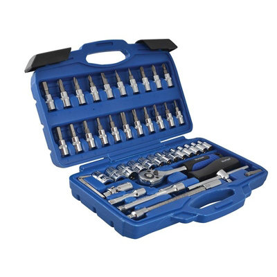 Bluespot Tools 1/4In Square Drive Socket & Bit Set, 46 Piece 5063806083924 - Image 4