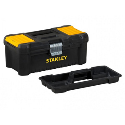 Stanley Hand Tools Basic Toolbox With Organiser Top 5063806084242 - Image 4