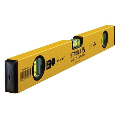 Stabila 70-2 Double Plumb Box Section Spirit Level Multi Colour (60Cm) from B&Q