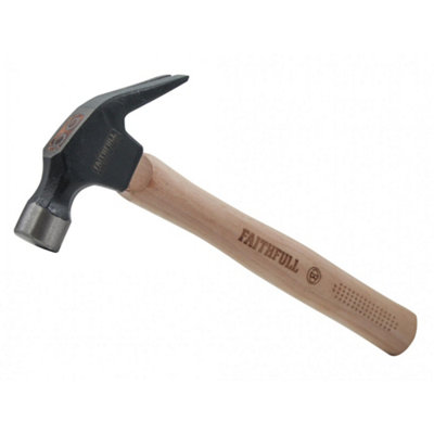 Faithfull Fsc Hickory Claw Hammer Multi Colour (567G (20Oz)) from B&Q