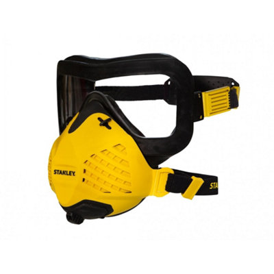 Stanley Respiration All-In-One Visor & Dust Mask Respirator Multi Colour (One Size) from B&Q