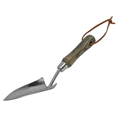 Faithfull Prestige Stainless Steel Potting Trowel Ash Handle - Multi Colour - Image 4