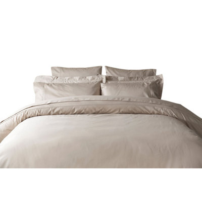 Belledorm Egyptian Cotton Duvet Cover Taupe (Single) from B&Q