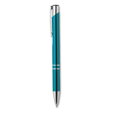 Midocean Bern Push Button Ballpoint Pen Turquoise (One Size) from B&Q
