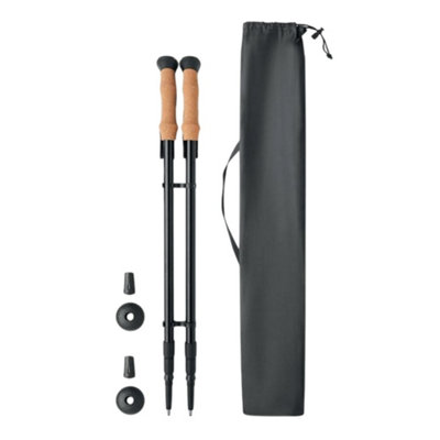 Midocean Nole Walking Pole Black (One Size) from B&Q