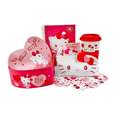 Hello Kitty My Heart Gift Set Pink/red (One Size) from B&Q