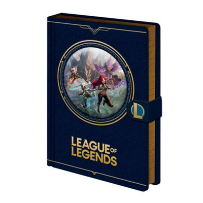 League Of Legends Premium Notebook Navy Blue (21Cm X 14Cm X 2Cm) from B&Q