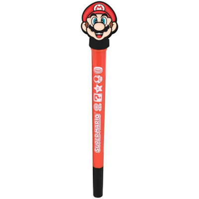  - Super Mario 2D Ballpoint Pen Red/black (One Size)