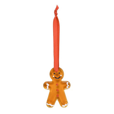 Something Different Glass Gingerbread Man Hanging Ornament (Pack Of 20) - Gold - Image 3