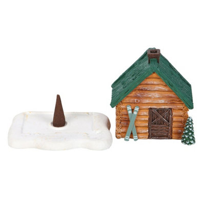 Something Different Ski Chalet Incense Cone Holder Multicoloured (One Size) from B&Q