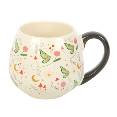 Something Different Unisex White Fairy Folklore Rounded Mug In - Image 3