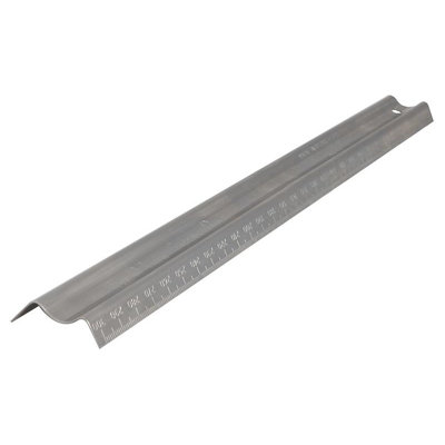 Maun Metal Safety Rule Multi Colour (Metric 300mm) from B&Q