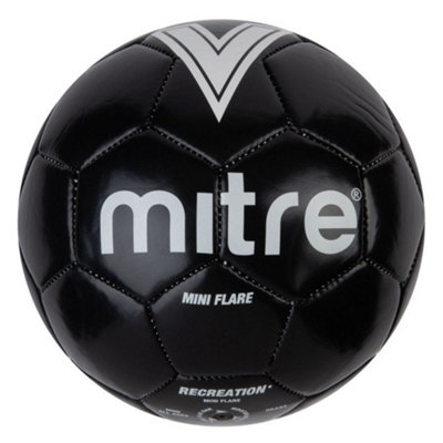  - Mitre Flare Mini Football White/black (One Size)