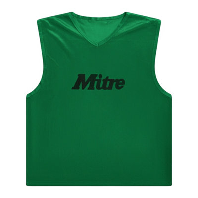 Mitre Unisex Adult Pro Training Bib Dark Green (M-L) from B&Q