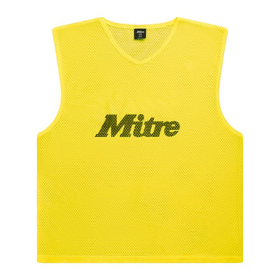 Mitre Unisex Adult Pro Training Bib Neon Yellow (Xs-S) from B&Q