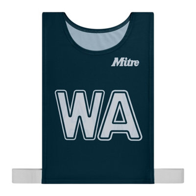 Mitre Unisex Mid Navy Training Bib (Pack Of 7) In | : Medium - Image 4