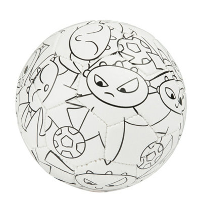  - Mitre Scriball Fophi Mini Football White/black (One Size)