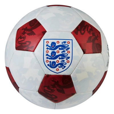 Mitre England Mini Football White/red (Mini) from B&Q