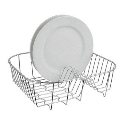 B&Q Chrome Dish Drainer One Colour (One ) Small