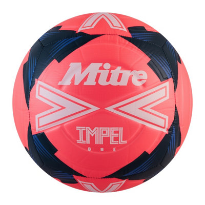  - Mitre Impel One Football Fluorescent Pink/white/black (3)